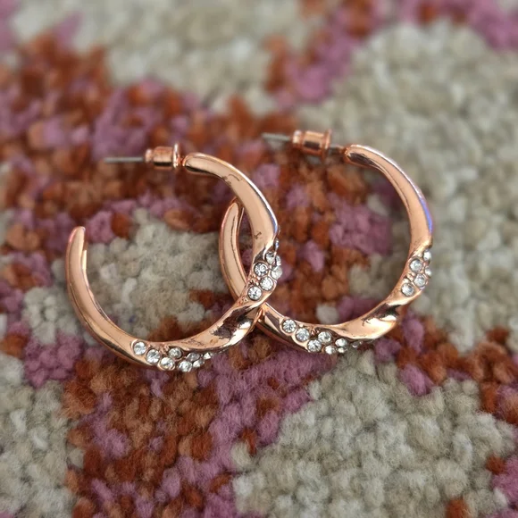 Mixed Jewelry Bag Of Earrings with Gold and Silver Tones - Picture 12 of 16